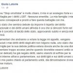 L'appello di Giulia Latorre per le unioni civili: lo Stato sia forte - Thumbnail