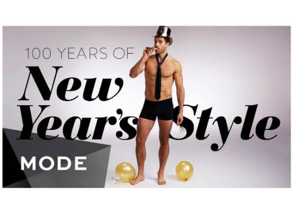 Ecco tutti i look per Capodanno in 100 anni di storia