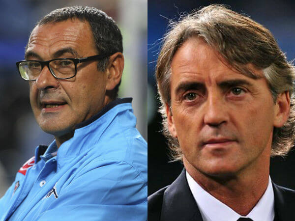 Sarri a Mancini: "frocio". E lui: "sarei orgoglioso di essere gay" - mancini sarri calcio base 4 - Gay.it