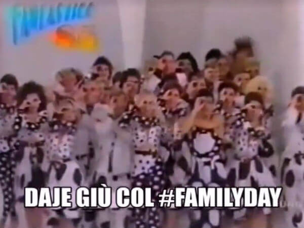 Daje giù col ‪#‎FamilyDay, torna Porella Cuccarini!
