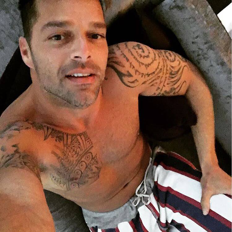 Ricky Martin bello più che mai su Instagram