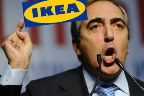 Maurizio Gasparri incita al boicottaggio dell'IKEA - Maurizio Gasparri contro IKEA - Gay.it