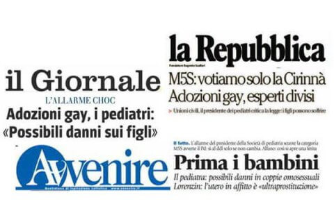 Il pediatra Corsello fa marcia indietro ma ormai la frittata è fatta - adozioni quotidiani base 1 - Gay.it
