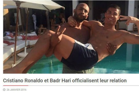 Cristiano Ronaldo si sposa con Badr Hari? E' una bufala - cristiano ronaldo matrimonio gay base - Gay.it