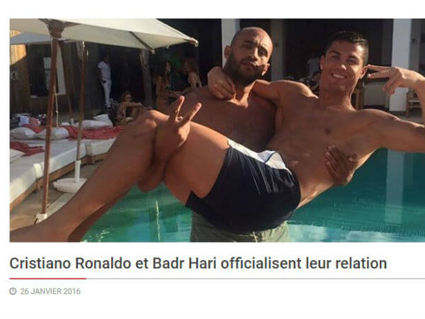 Cristiano Ronaldo si sposa con Badr Hari? E' una bufala - cristiano ronaldo matrimonio gay base - Gay.it