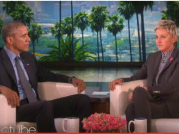 Obama a Ellen: “La tua influenza è stata importantissima per i gay”