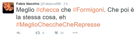Formigoni e gli insulti omofobi (da chi fa l'isterica in aeroporto)