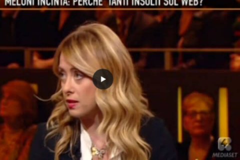 Giorgia Meloni: se mio figlio fosse trans sarei contraria alle adozioni gay - giorgia meloni figli trans base - Gay.it