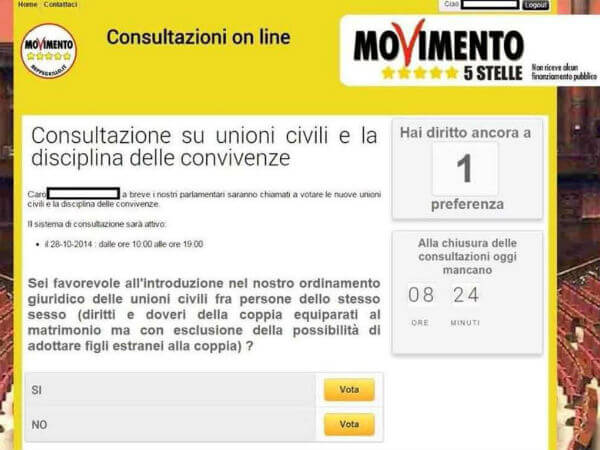 Il giallo della votazione sulle unioni civili nel M5S - m5s stepchild base - Gay.it