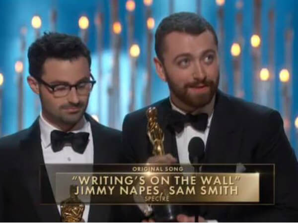 Sam Smith vince l’Oscar e lo dedica alla comunità LGBT
