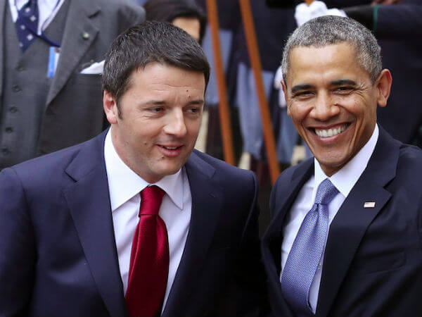 Obama telefona a Renzi e si complimenta per le unioni civili - renzi obama conf stampa 1 - Gay.it