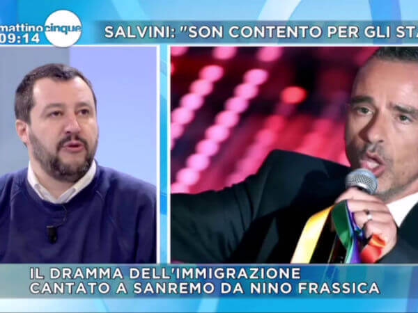 Salvini contro #SanremoArcobaleno