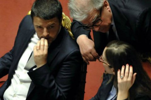 Unioni Civili: pronto l'emendamento su cui verrebbe posta la fiducia - zanda boschi renzi base 7 - Gay.it
