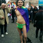 In foglia di fico alla manifestazione #DirittiAllameta - Thumbnail