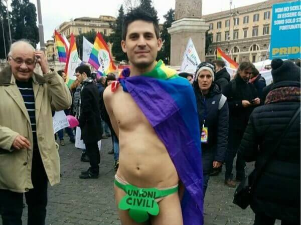 In foglia di fico alla manifestazione #DirittiAllameta