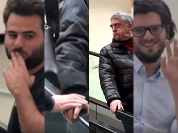 Esperimento sociale: flirt con sconosciuti sulle scale mobili