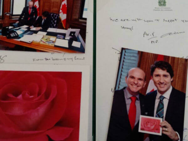 Un canadese, mobbizzato perché gay, riceve una lettera dal Primo Ministro - san valentino canada trudeau base - Gay.it