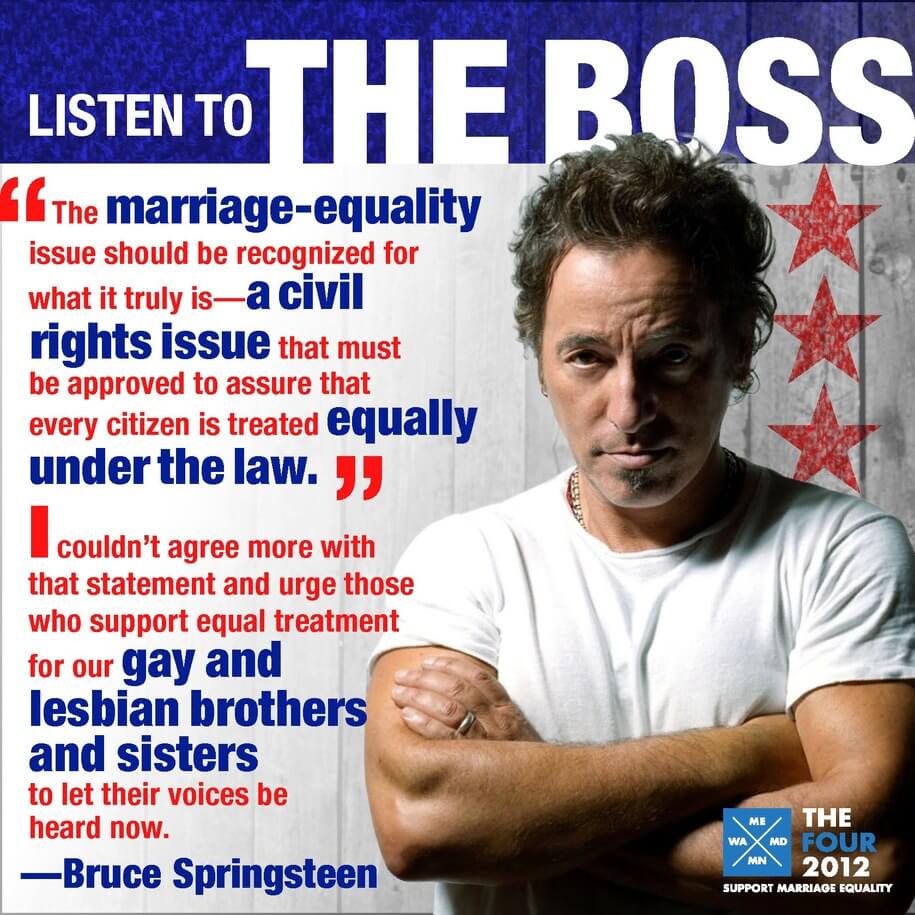 Bruce Springsteen annulla una data per protesta contro le leggi omofobiche in North Carolina