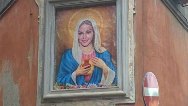 Madonna “appare” misteriosamente a Roma: il ‘miracolo’ del pop