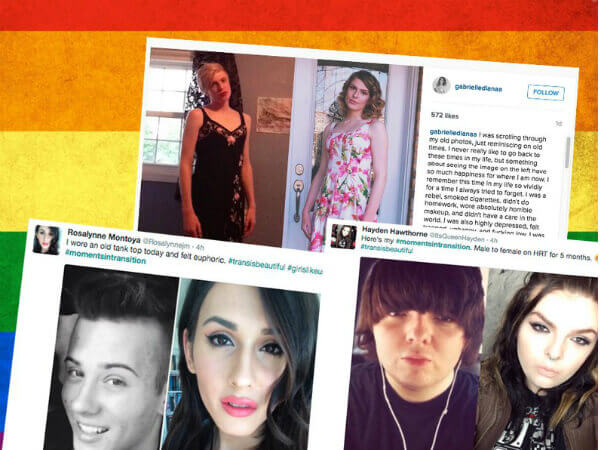#MOMENTSinTRANSITION: trans condividono i loro look prima e dopo - momentsintransition 1 - Gay.it