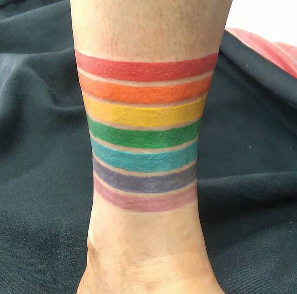 Quando l'orgoglio gay diventa tattoo arcobaleno!