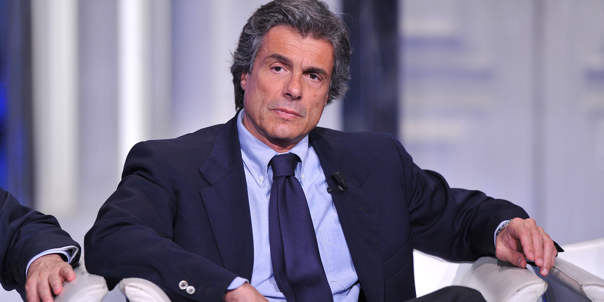 27/05/2013 Roma, trasmissione televisiva Porta a Porta, nella foto Alfio Marchini