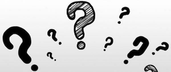 curiosità rappresentata con tanti punti interrogativi