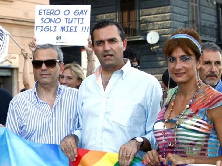 Napoli: lista LGBTQI per De Magistris - luigi de magistris arcigay 1 - Gay.it