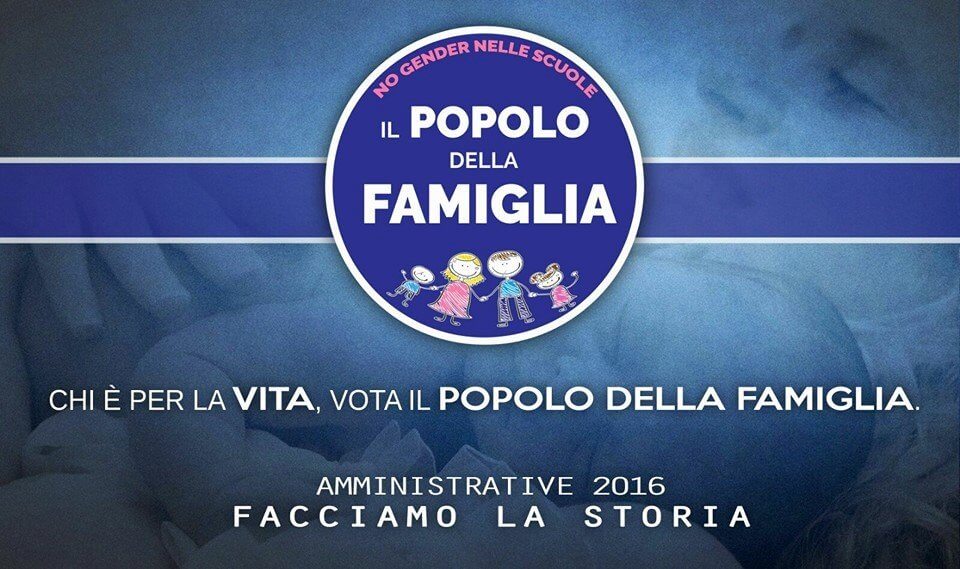 Adinolfi e il “Popolo della Famiglia” al voto in 300 Comuni