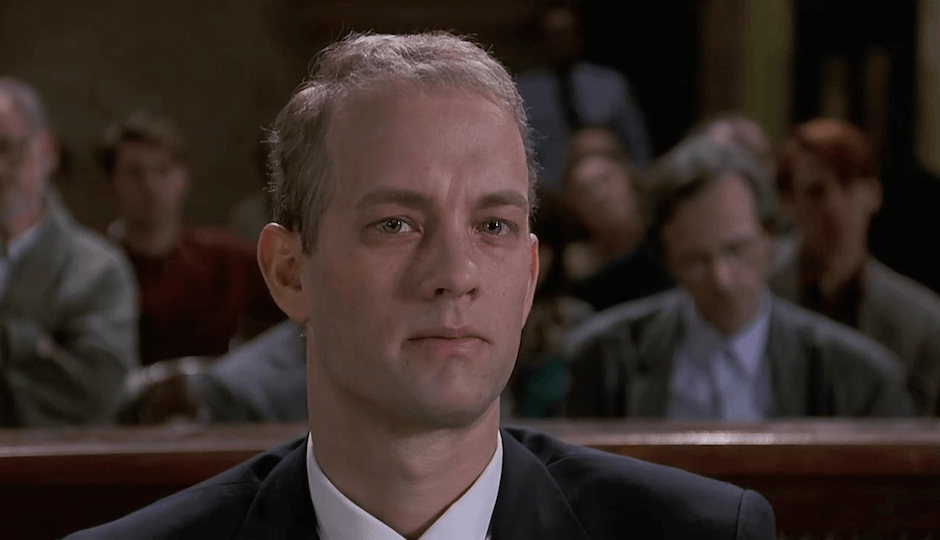 Hiv e aids, 9 iconici film che hanno fatto la storia del Cinema e della Tv - tom hanks philadelphia - Gay.it