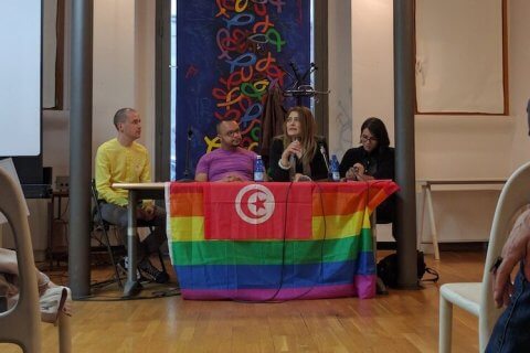 Milano: l'evento "Tunisia e Italia: insieme per i diritti LGBT*QI" - tunisia italia ponte arcobaleno milano - Gay.it