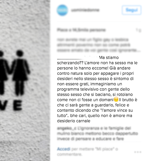 Ecco alcuni insulti omofobi al trono gay di Uomini e Donne