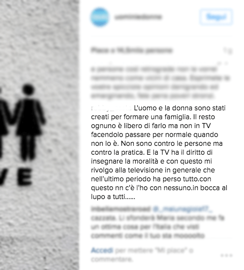 Ecco alcuni insulti omofobi al trono gay di Uomini e Donne