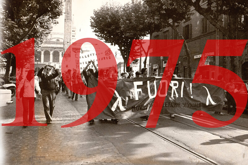 Storia del movimento LGBTQI italiano: 1975 - movimento lgbt 1975 - Gay.it