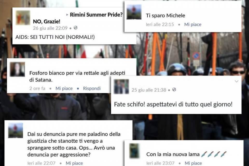 Minacce al Rimini Pride: "aspettatevi di tutto" - rimini gay - Gay.it
