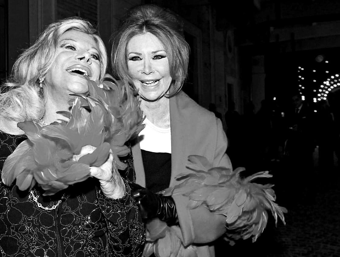 Marina Ripa di Meana e Sandra Milo