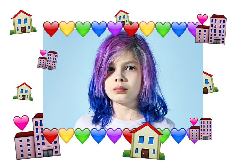 Bambina trans di 8 anni costruisce la Transgender House contro gli omofobi di Westboro
