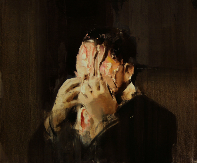 “Pie Fight Study 2”, 2008 (© Adrian Ghenie)