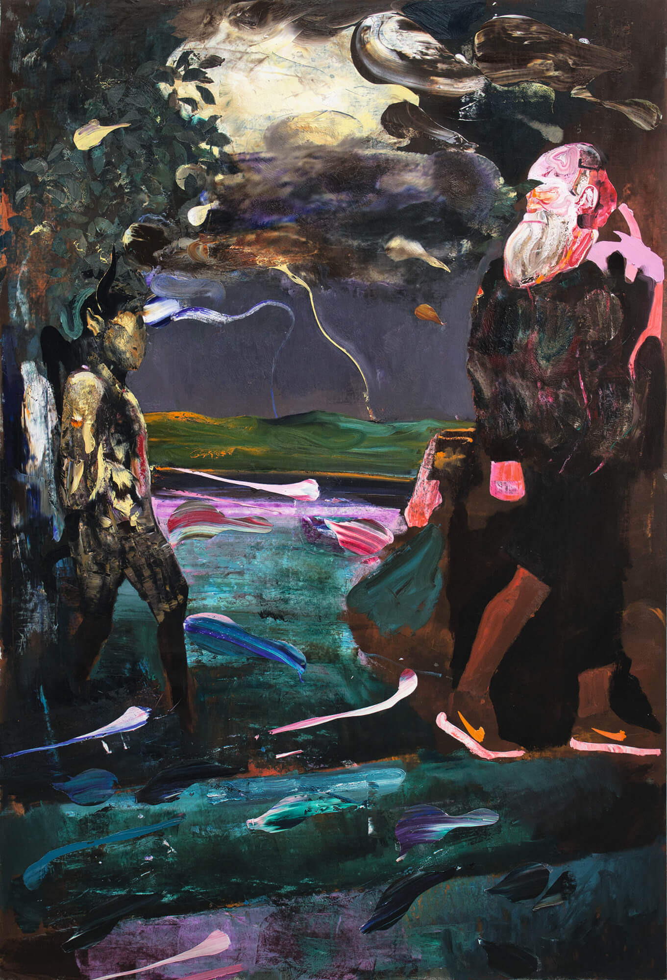 03-Adrian-Ghenie-Darwin-and-the-Satyr-2014