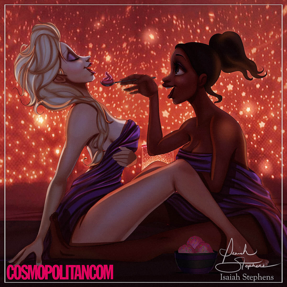 Elsa e Tiana (La principessa e il Ranocchio)
