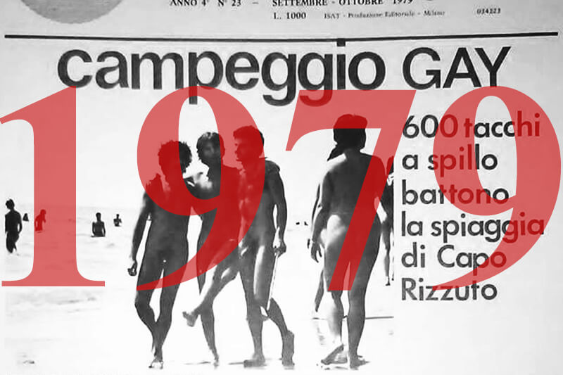 Storia del movimento LGBTQI italiano: 1979 - 1979 cover - Gay.it