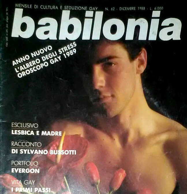 Copertina di "Babilonia", numero 62, dicembre 1988.
