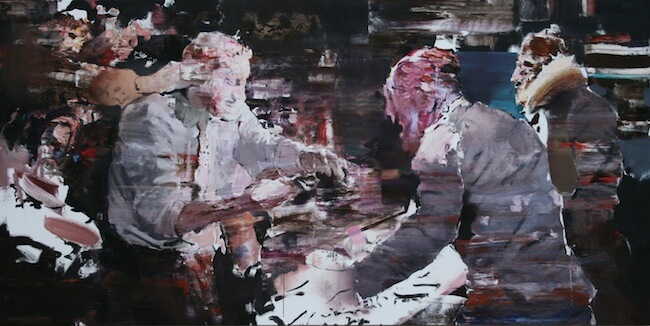 2009Turning Point 1, 2009, oil on canvas, 150 x 300 cm