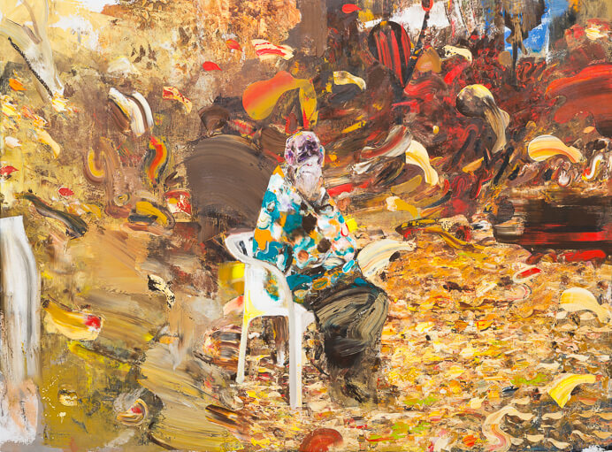 2014Adrian-Ghenie-Charles-Darwin-at-the-age-of-75-2014