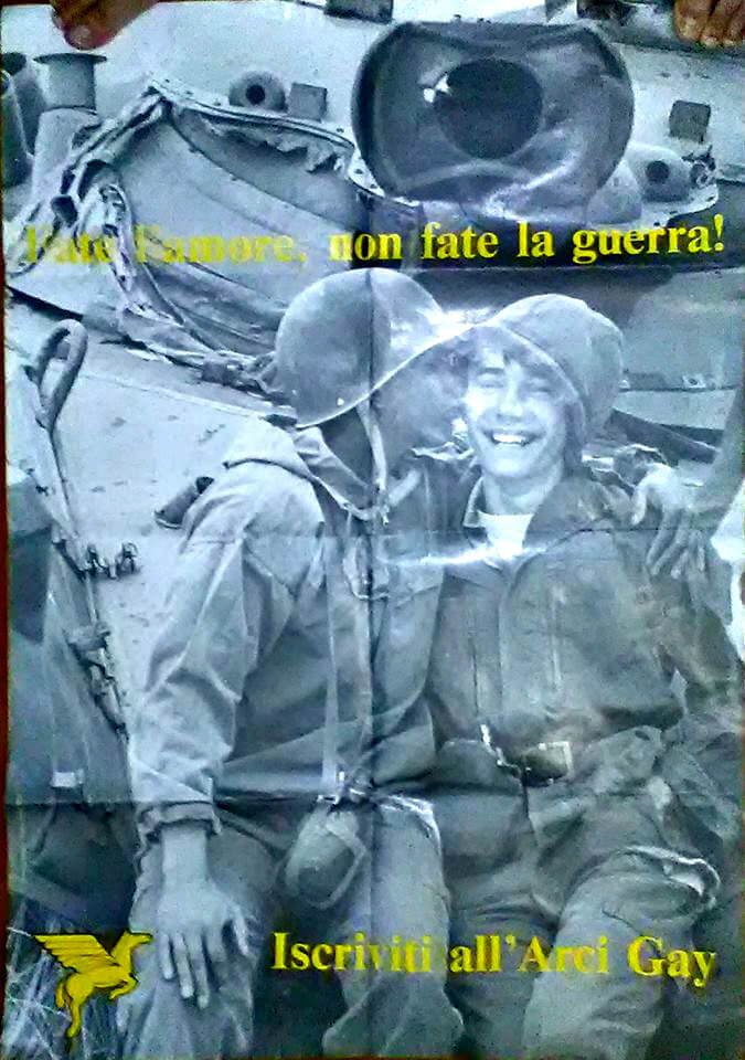 Un poster di Arcigay.