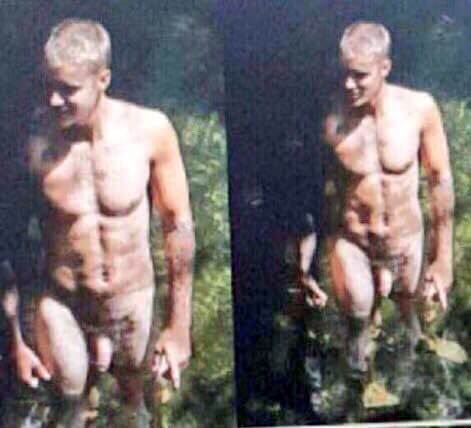 Justin Bieber nudo integrale alle Hawaii