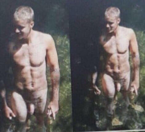 Justin Bieber nudo integrale alle Hawaii