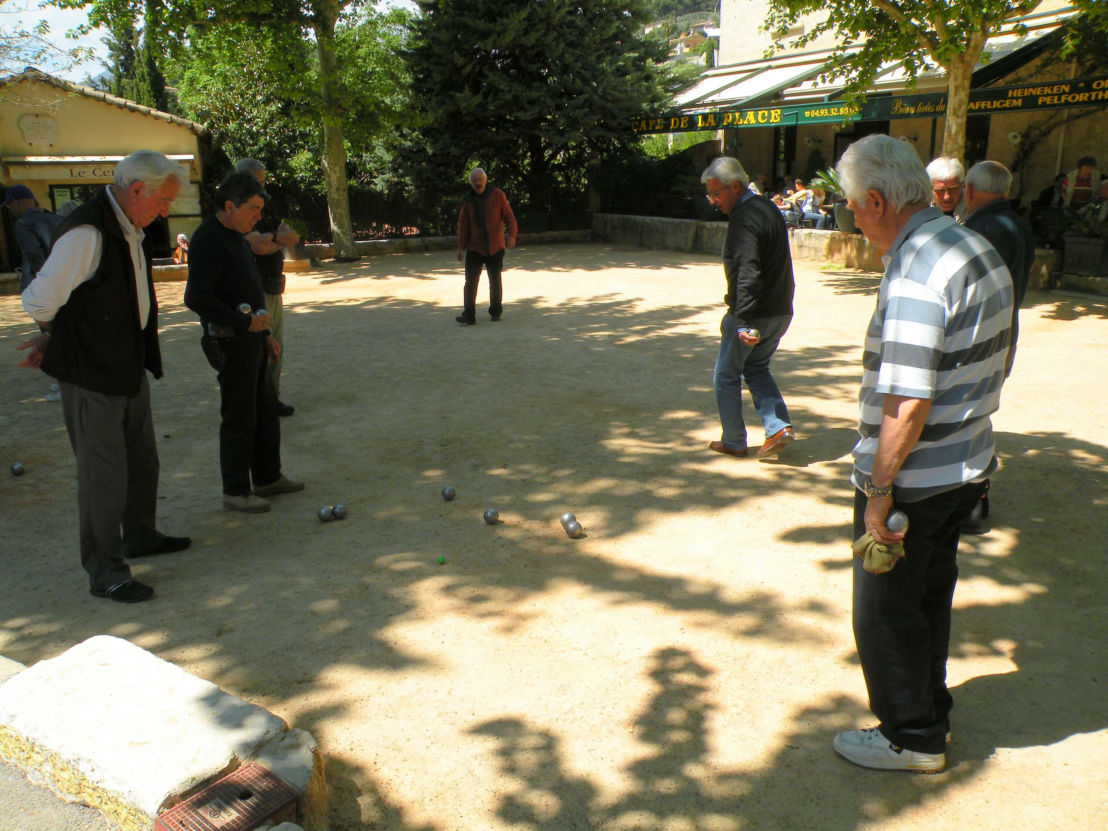 Saint-Paul-de-Vence, favourite sport: pétanque