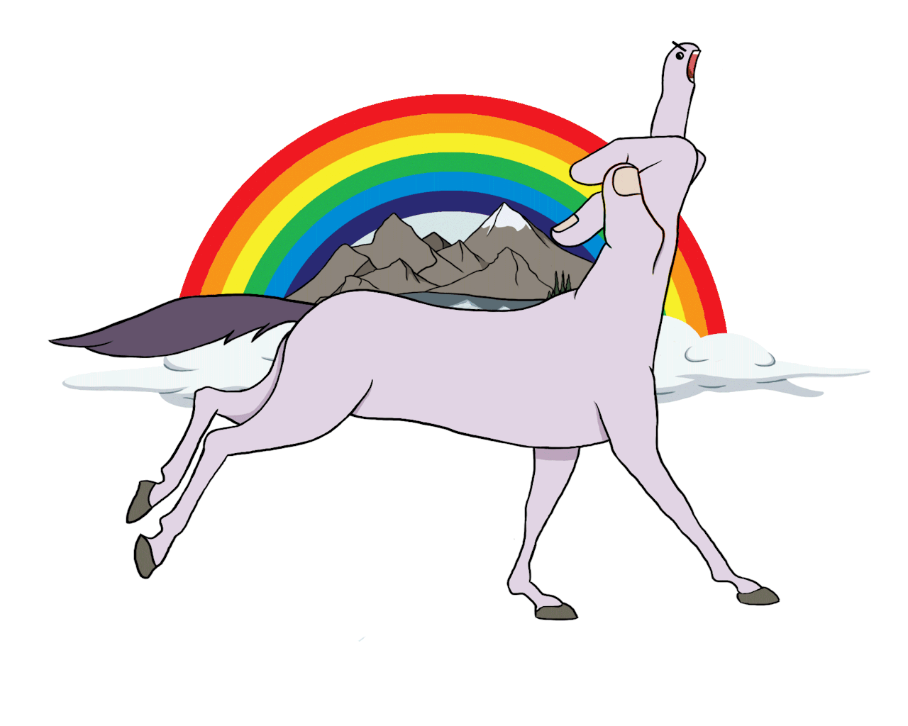 cavallo-con-dito-medio-che-corre-davanti-all-arcobaleno