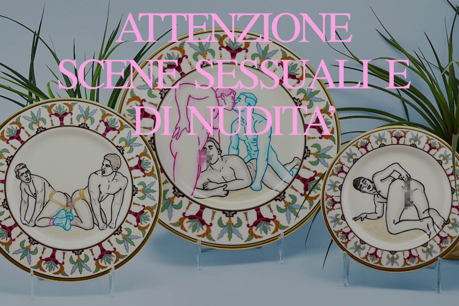Le ceramiche gay vintage e sfacciate di Pansy Ass